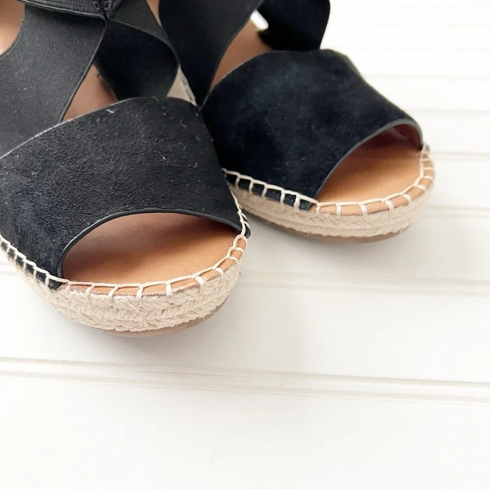 Gentle Souls Size 9.5 Colleen Espadrille Wedge Sandal
